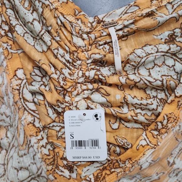 NWT Free People Say The Word Cropped Top Size Small - Picture 3 of 5